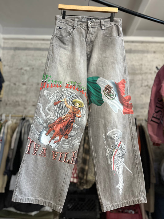 Y2k South Pole baggy Raza Pants